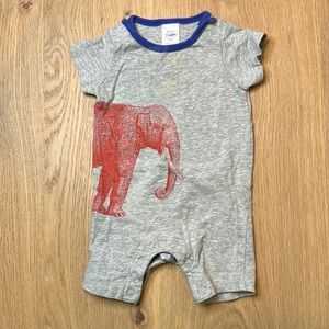 Baby Boden Elephant Romper